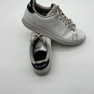 Adidas Men's White and Navy Leather Sneakers GZ5299 Size 9